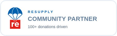 ReSupply Community Partner — 100+ donations driven